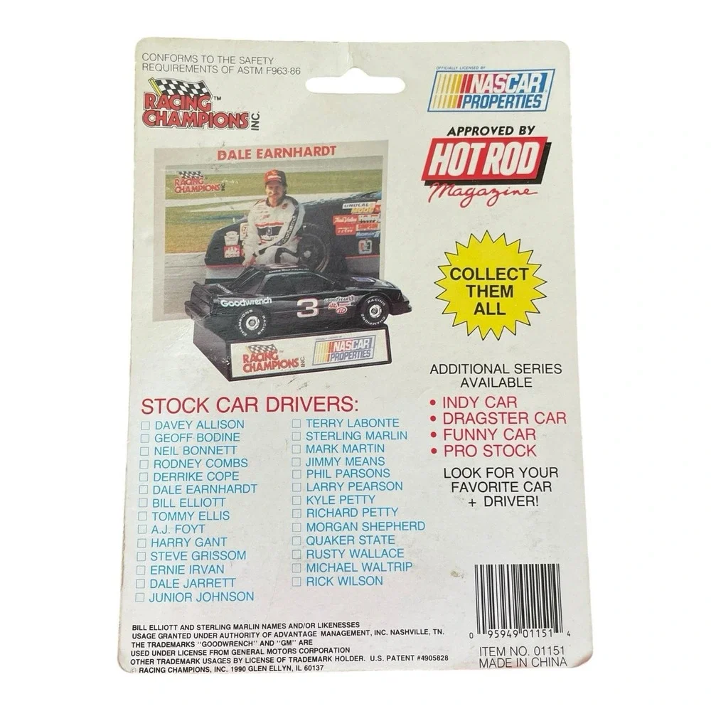 Michael Waltrip #30 Pennzoil Racing Champions 1990 1:64 Scale Die Cast